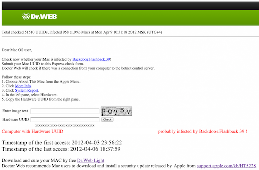 Infected Mac Infected Mac
